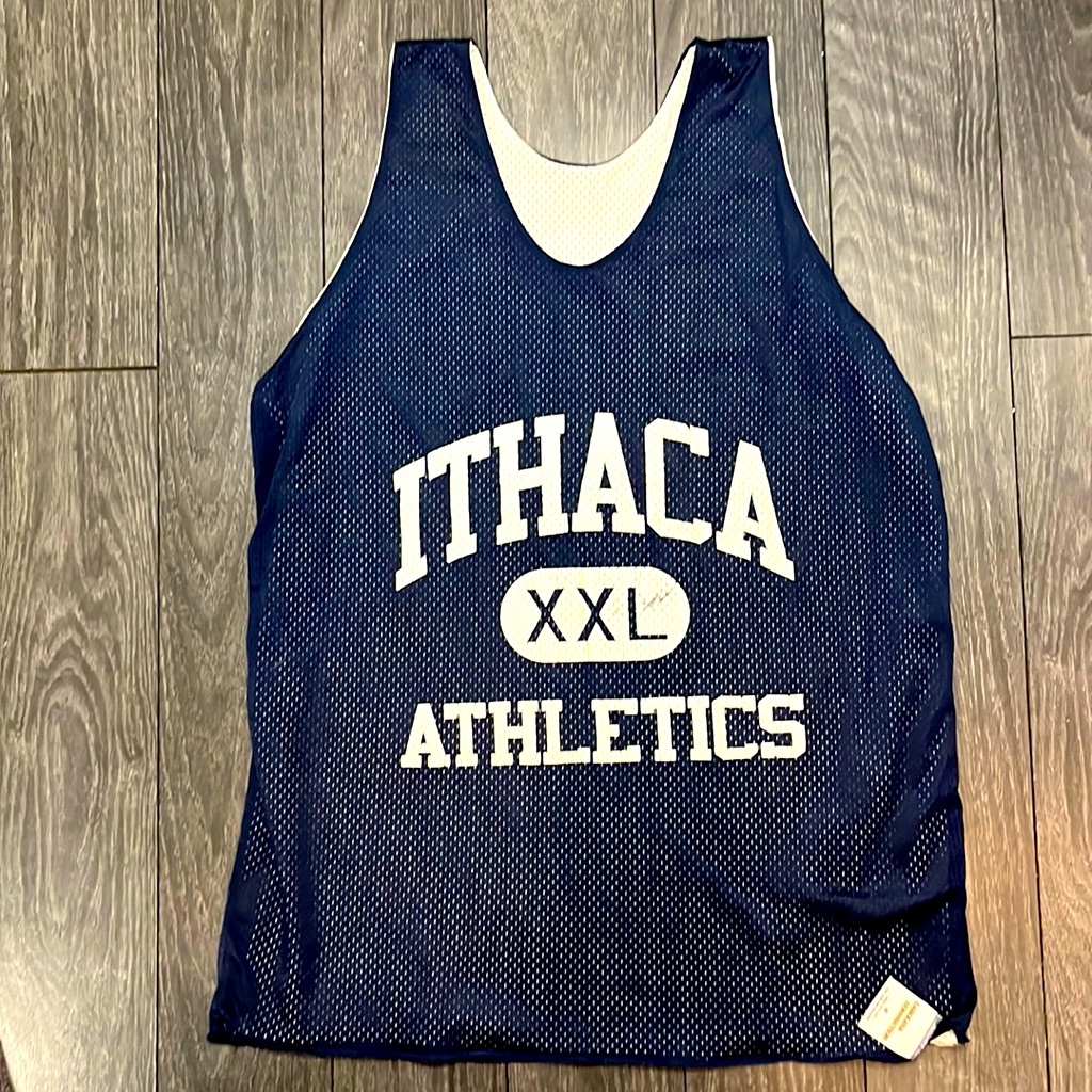 Ithaca College Sports Mesh Pinney Size Medium